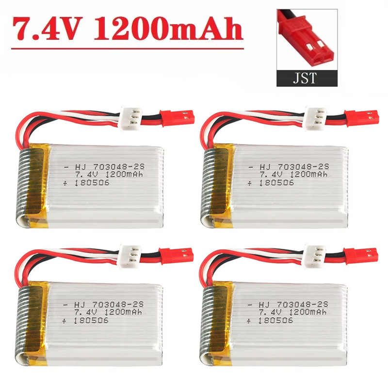 Eachine Drone E010 - 리포 배터리 2S 7.4V 1200mAh 703048