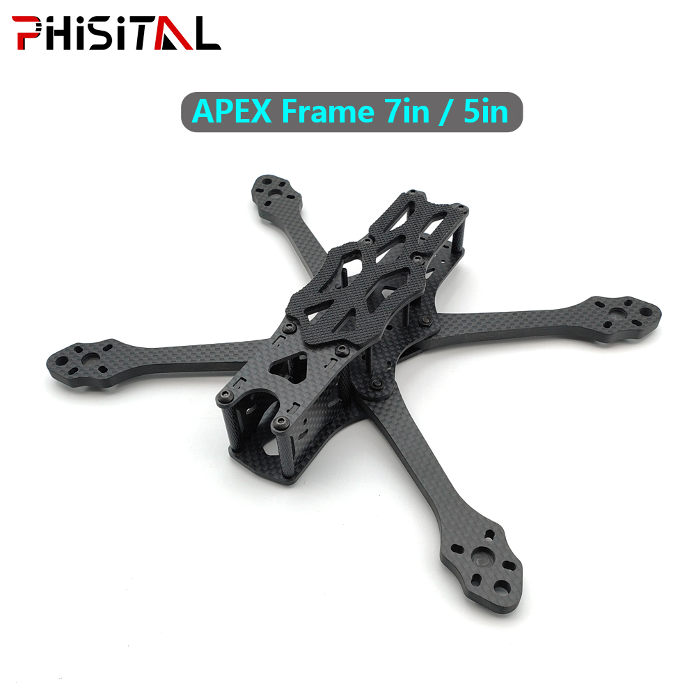 Drone Kit Racing - APEX 프레임, 7인치/6인치/5인치 카본 섬유 쿼드콥터