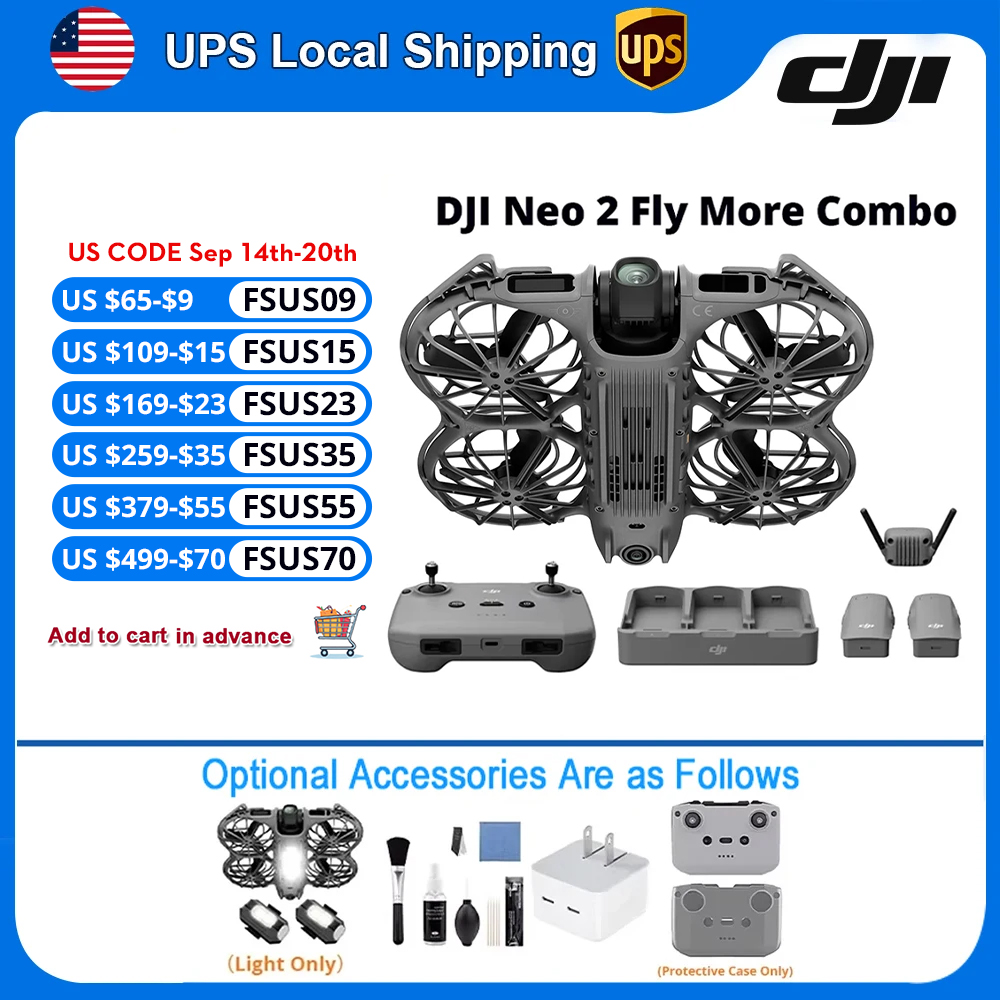 Drone Kit With Camera - DJI Neo 2 플라이 모어 콤보
