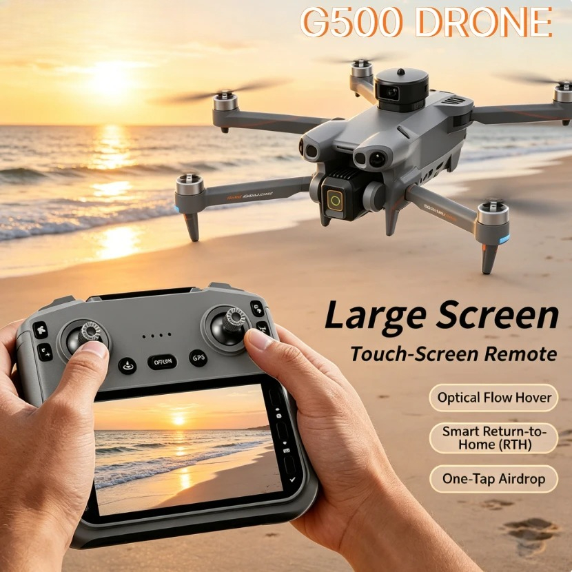 오리지널 G500 GPS 접이식 드론 대형 화면 8K  - Drone Kit Long Range 리뷰 및 가격