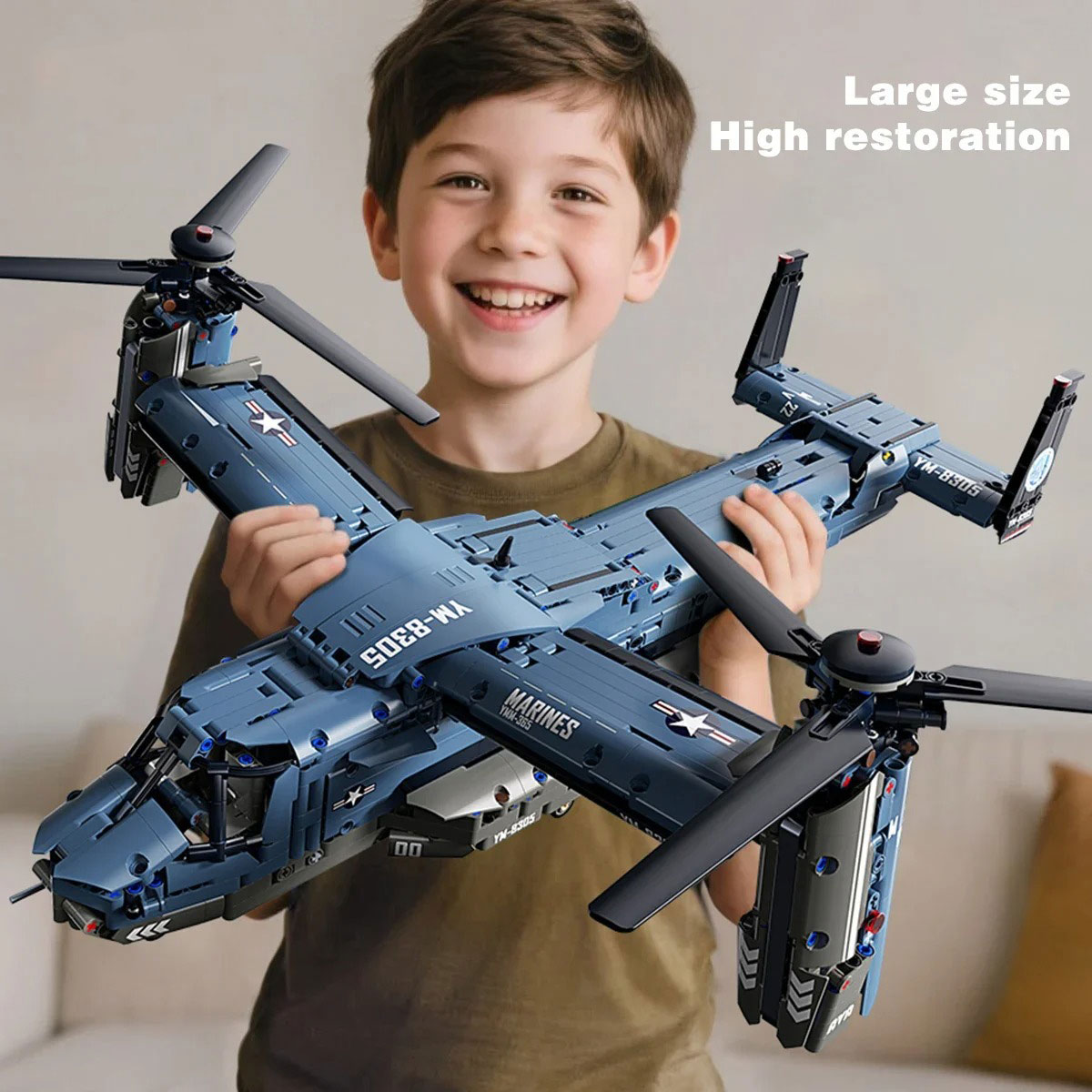 군용 V-22 오스프리 틸트로터 조립 블록 세트 대형  - Jjrc Drone X12 리뷰 및 가격